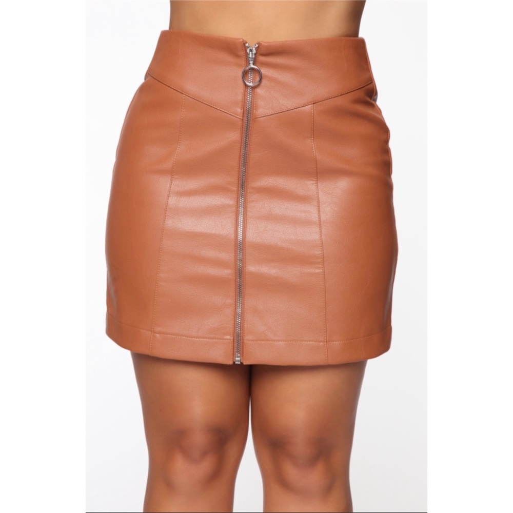 Fashion Nova I'm Feeling You Mini Skirt - Tan